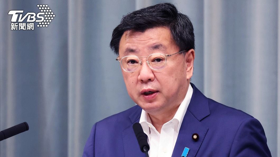 日本官房長官松野搏一。（圖／達志影像美聯社）