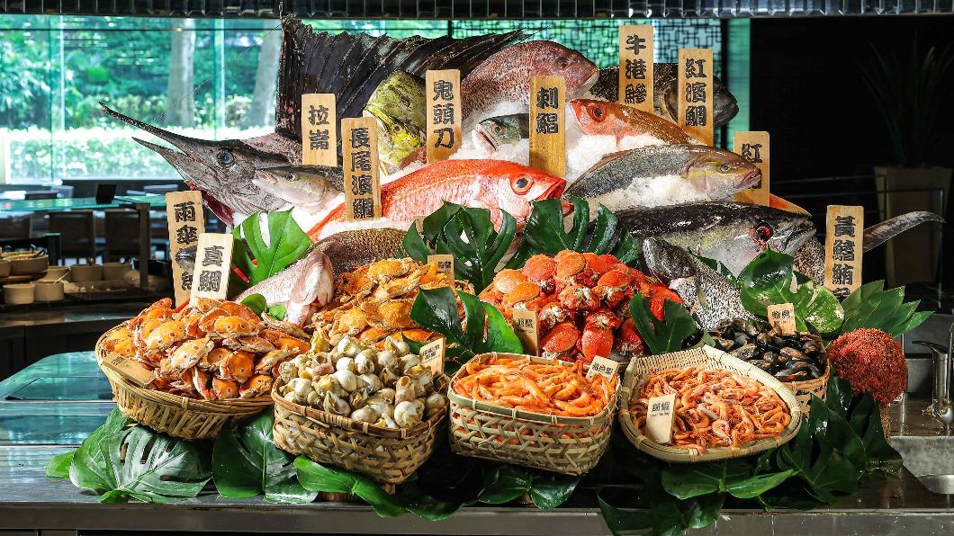 柏麗廳海鮮餐檯。(圖/台北晶華提供)