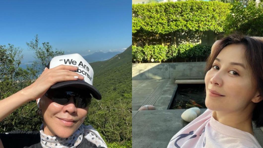 劉嘉玲經常在社群媒體上傳與好友們爬山的照片。(圖/翻攝自劉嘉玲IG)