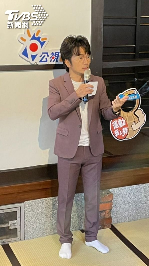 唐從聖今日擔任記者會的主持人。（圖／謝佩樺攝）