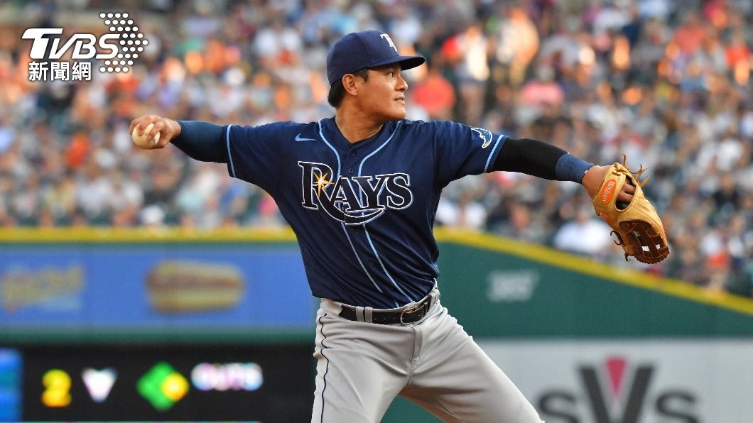效力於MLB光芒隊的台灣好手張育成，今（7）日以先發第9棒上陣。（圖／達志影像美聯社）
