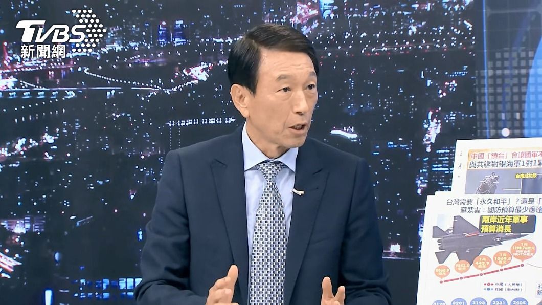 前參謀總長李喜明今（8）日接受TVBS《少康戰情室》專訪。（圖／TVBS）