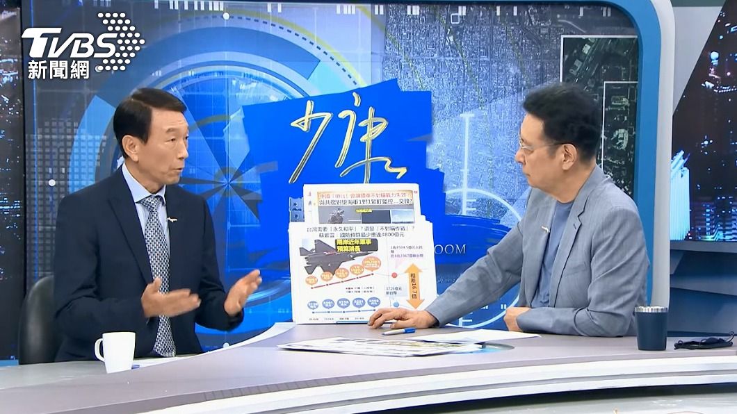 前參謀總長李喜明今（8）日接受TVBS《少康戰情室》專訪。（圖／TVBS）
