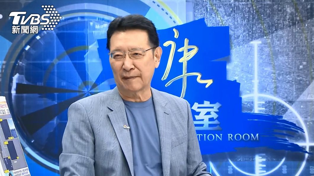 前參謀總長李喜明今（8）日接受TVBS《少康戰情室》專訪，圖為主持人趙少康。（圖／TVBS）