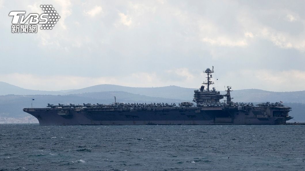 美國海軍航空母艦「杜魯門號」。(圖/達志影像美聯社)