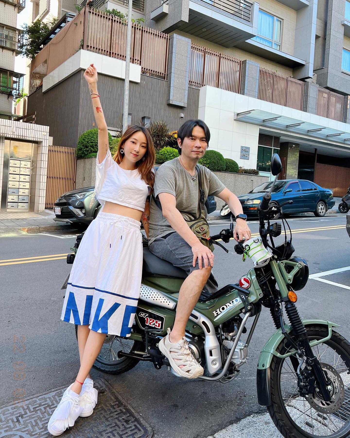 翁馨儀型男老爸曝光。(圖/翻攝翁馨儀臉書)