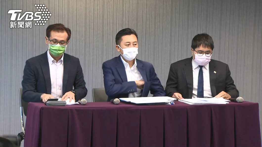 林智堅召開記者會喊冤。(圖/TVBS)