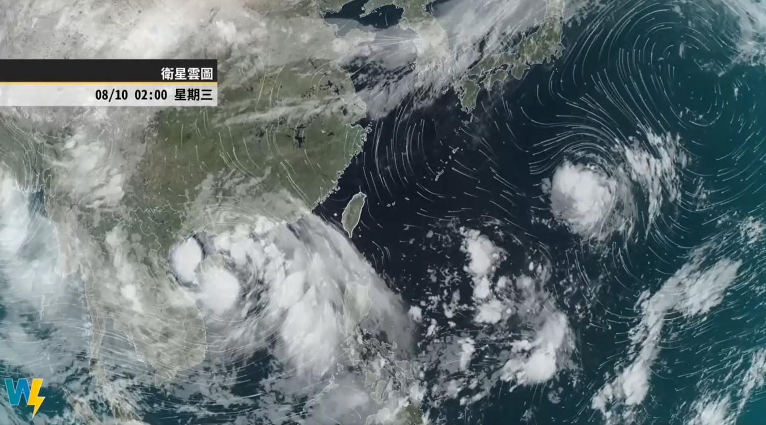 「木蘭」颱風對台灣無直接影響。(圖/翻攝自「天氣風險 WeatherRisk」臉書)