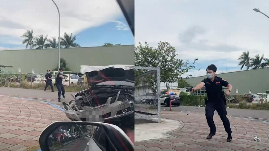 警方連轟８槍仍讓林嫌逃逸。（圖／翻攝自網路）