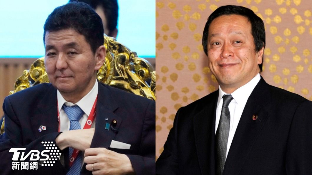 岸信夫(左)被撤換,防衛大臣由濱田靖一(右)接任。(圖/達志影像美聯社)