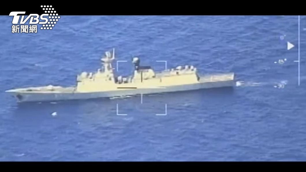 國防部曝光我監控共艦畫面。(圖/國防部提供)
