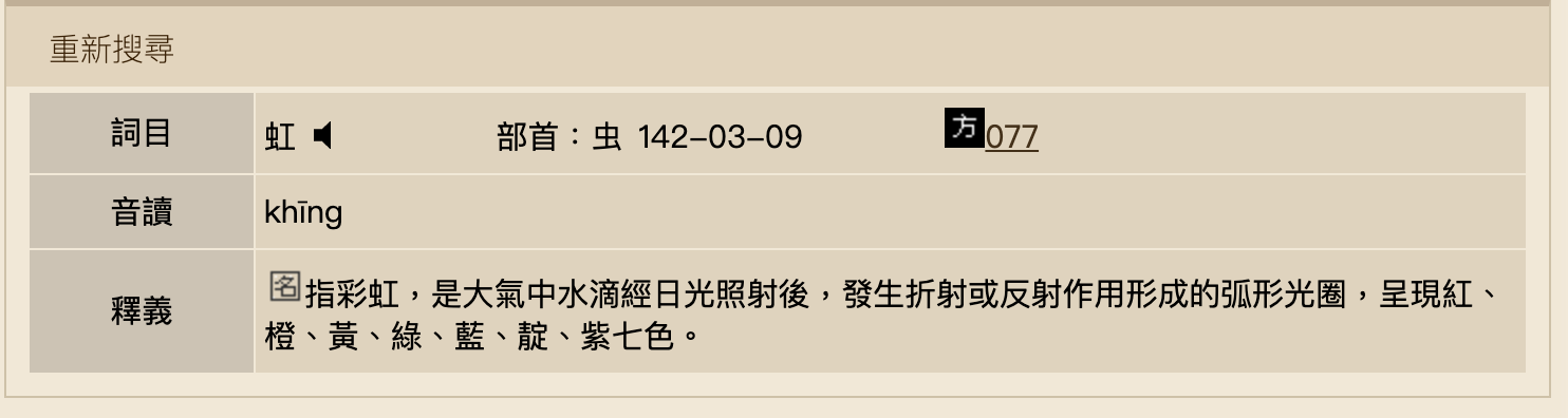 教育部閩南語辭典上就有正解。(圖/翻攝自教育部閩南語辭典 官網)