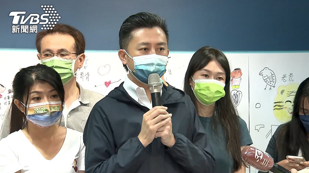 蔡英文喊話要全黨團結,相信林智堅。(圖/TVBS)