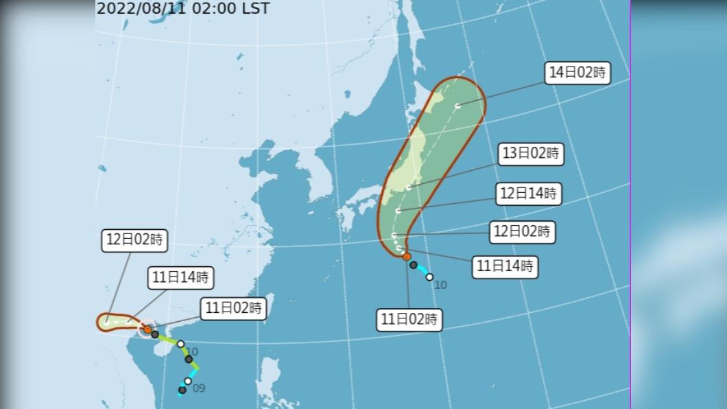 輕颱對台無直接影響 今炎熱高溫午後防瞬間強降雨