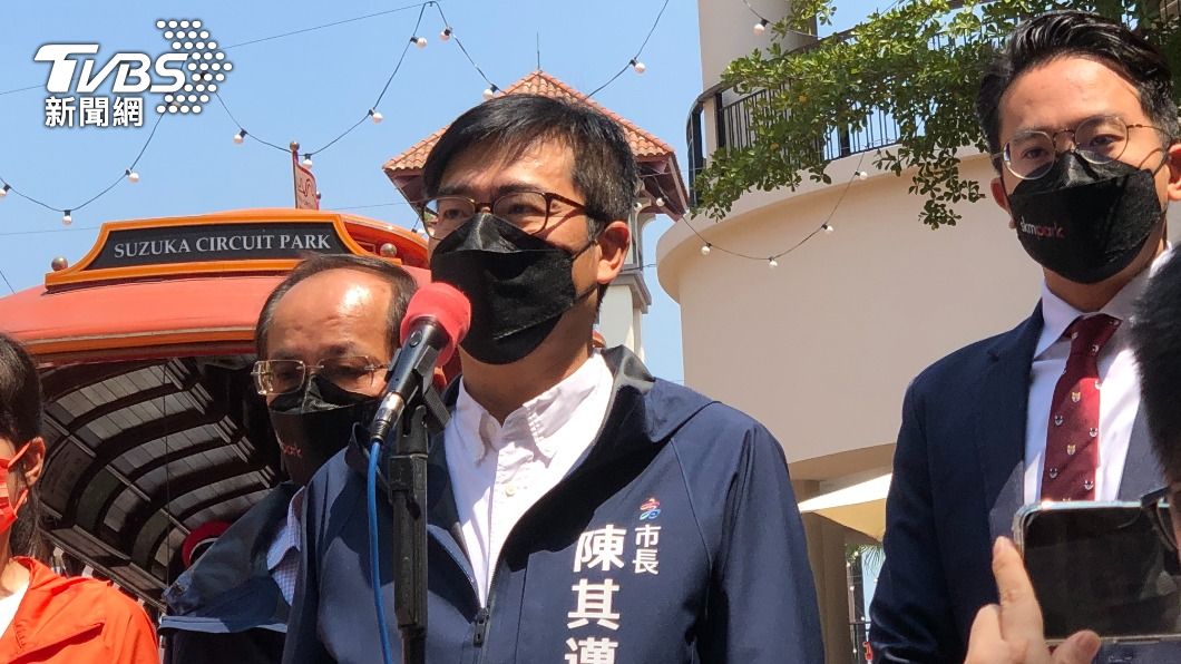 陳其邁怒批夏立言前往中國大陸一事。（圖／TVBS)