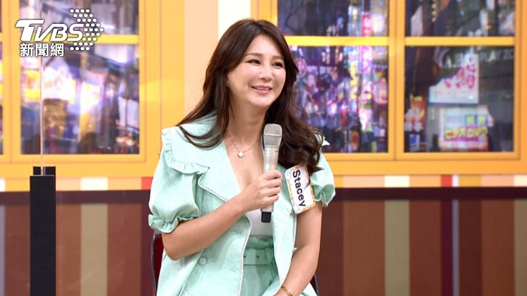 Stacey很怕梁赫群談到要生女兒的話題。(圖/TVBS)