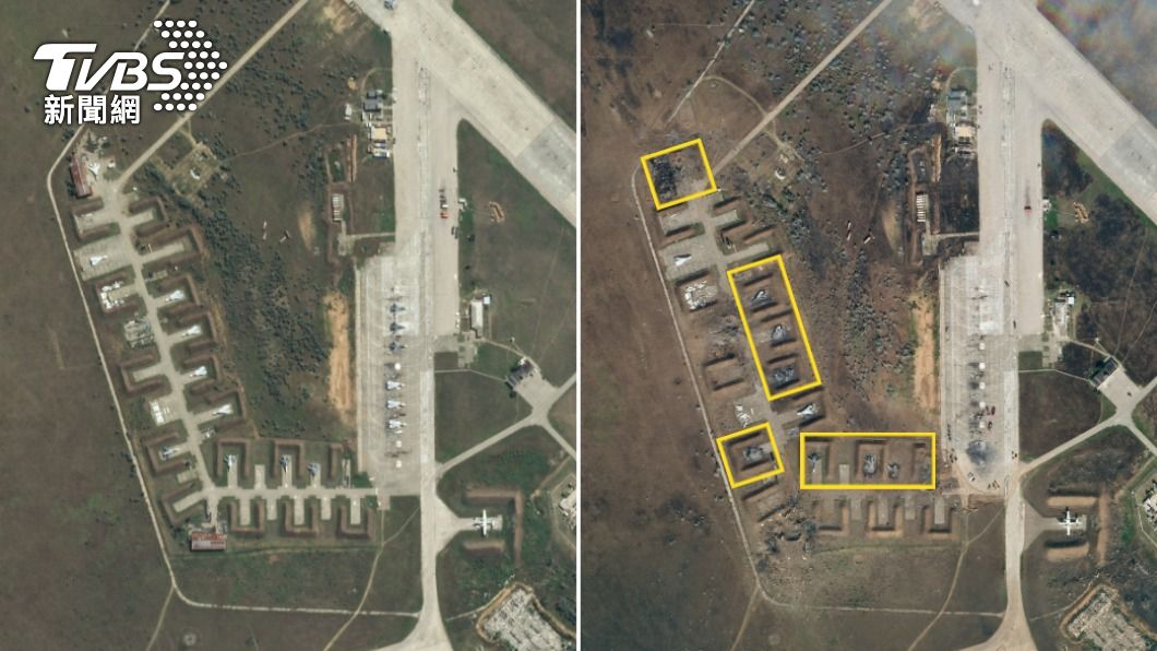 俄空軍基地彈藥庫自爆真沒事?衛星照顯示至少折損8軍機