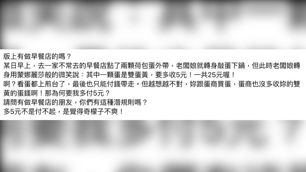 原PO發文。(圖/翻攝自匿名2公社臉書)