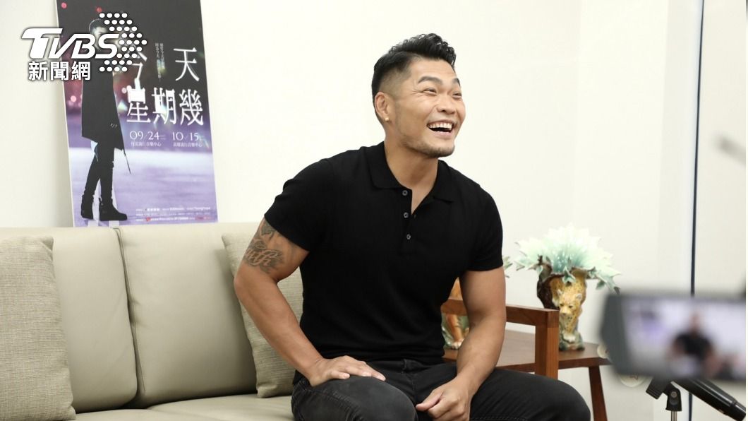 李玖哲每天操肌1個小時以上。(圖/黃城碩攝)