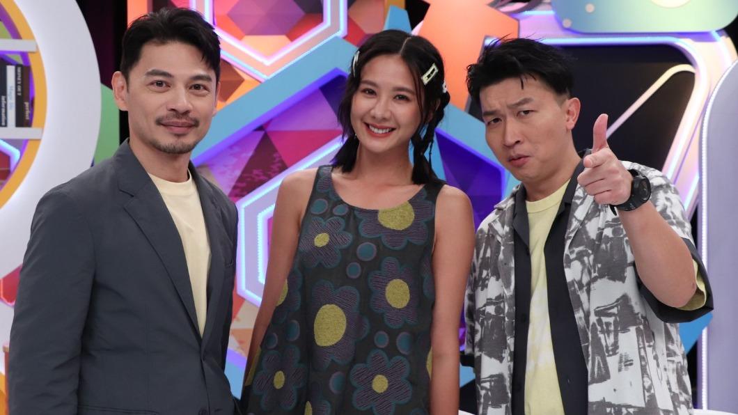 主持人阿Ken、安心亞和張立東。(圖/中天提供)