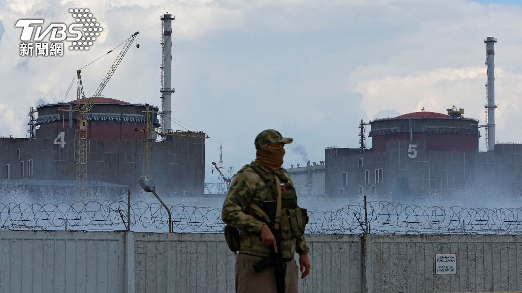 歐洲最大的札波羅熱(Zaporizhzhia)核電廠,自3月就被俄軍佔領,還拿來當作「護盾」阻止烏軍反擊。(圖/達志影像路透社)