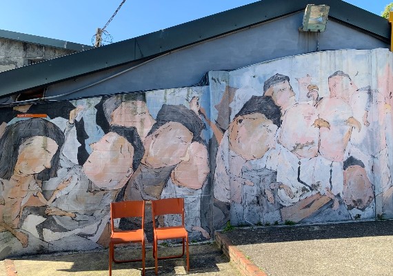 寶藏巖保留日據時期留下來的軍事遺跡、發展成藝術空間。(圖/翻攝自寶藏巖國際藝術村臉書)