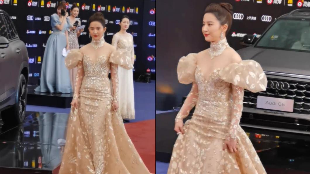 造型師出來!劉亦菲紅毯翻車 挨批「脖子下全災難」不仙了