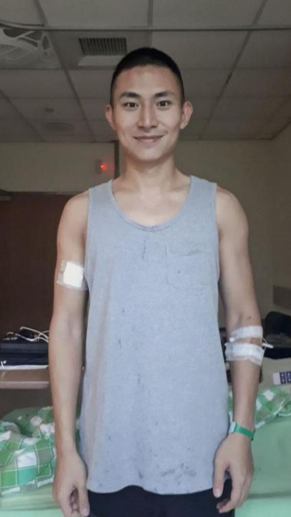 林家佑當年開刀前的身材相當瘦弱。（圖／翻攝自林家佑IG）