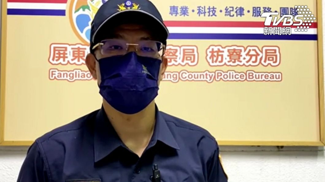 枋寮分局副分局長吳怡賢。(圖/TVBS)