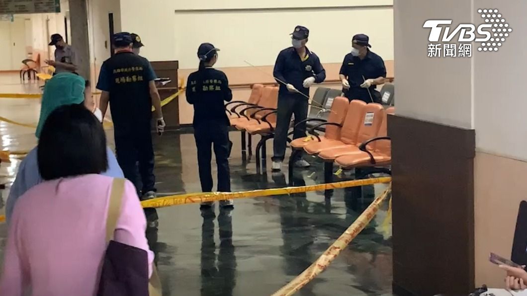 警方在場鑑識。（圖／TVBS）