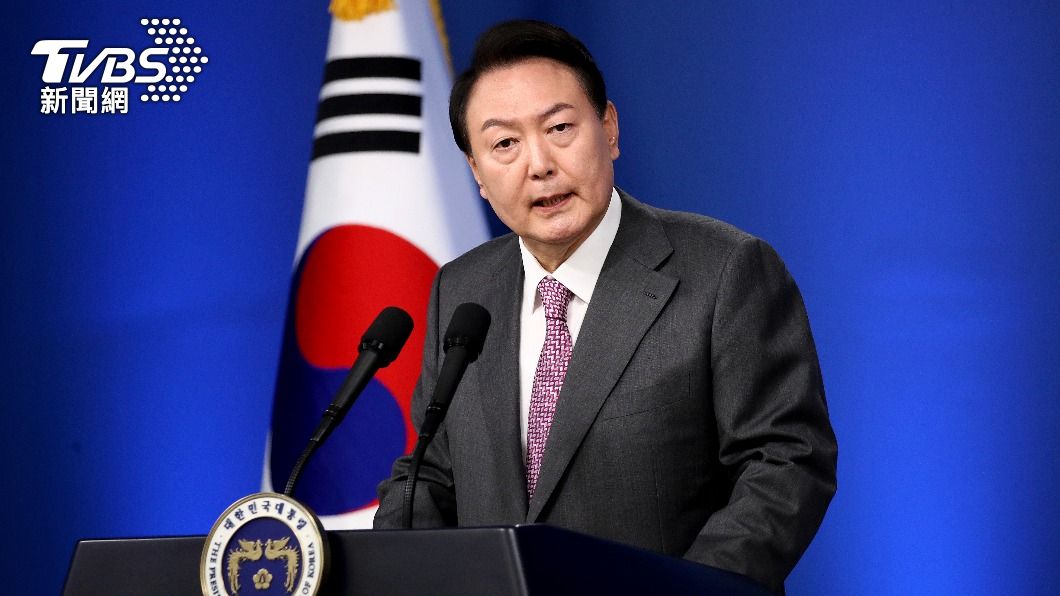 今日正巧是南韓總統尹錫悅上任百日。(圖/達志影像美聯社)
