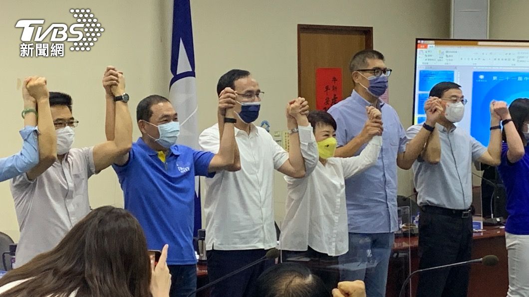 國民黨提名盧秀燕、侯友宜爭取市長連任。(圖/TVBS)