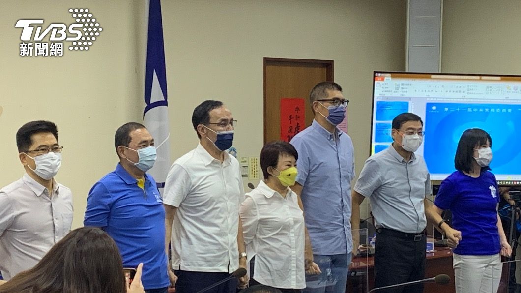 國民黨提名盧秀燕、侯友宜爭取市長連任。(圖/TVBS)