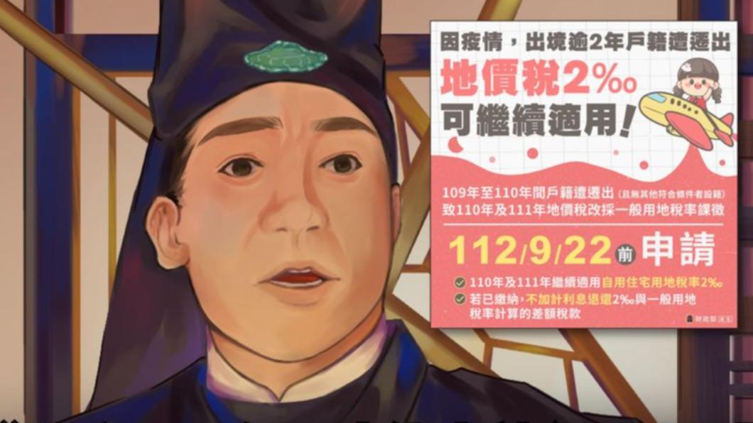 地價稅減免稅率可線上申辦 財政部:把握9/22前申請