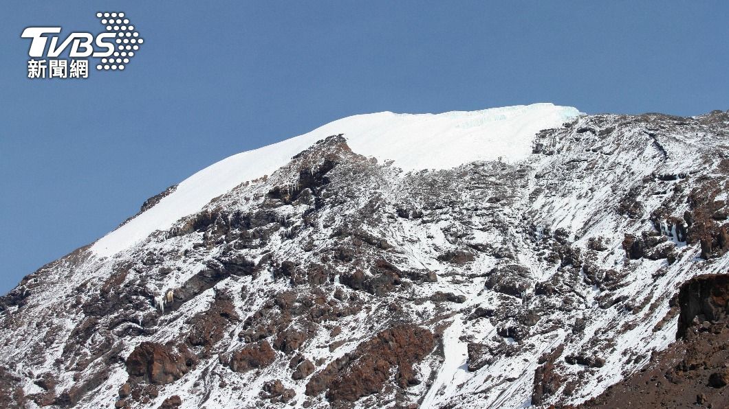 吉力馬札羅山山頂積雪。(圖/達志影像美聯社)