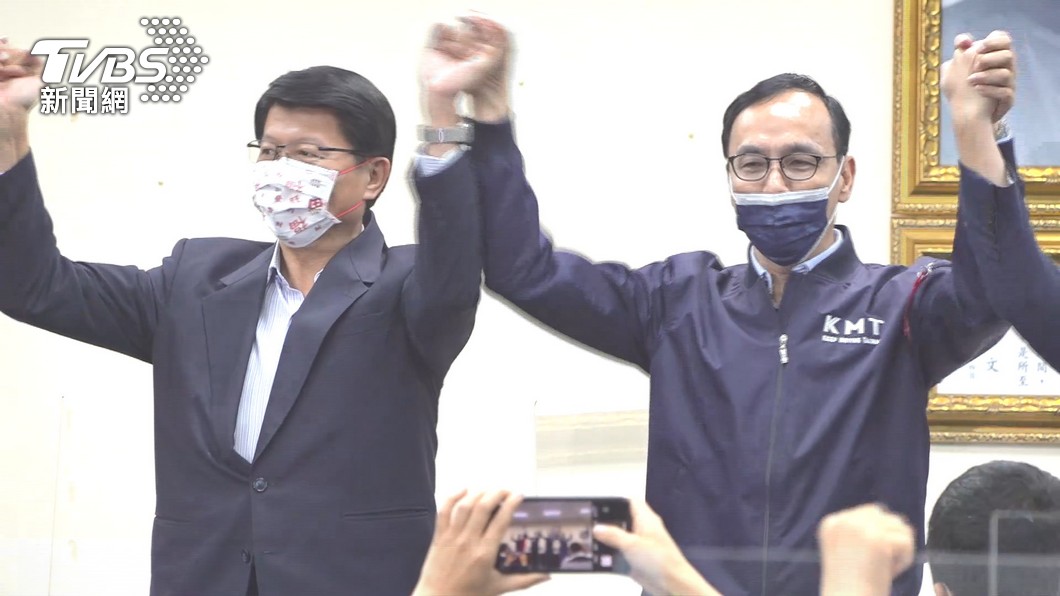 國民黨台南市長參選人謝龍介。(圖/TVBS)