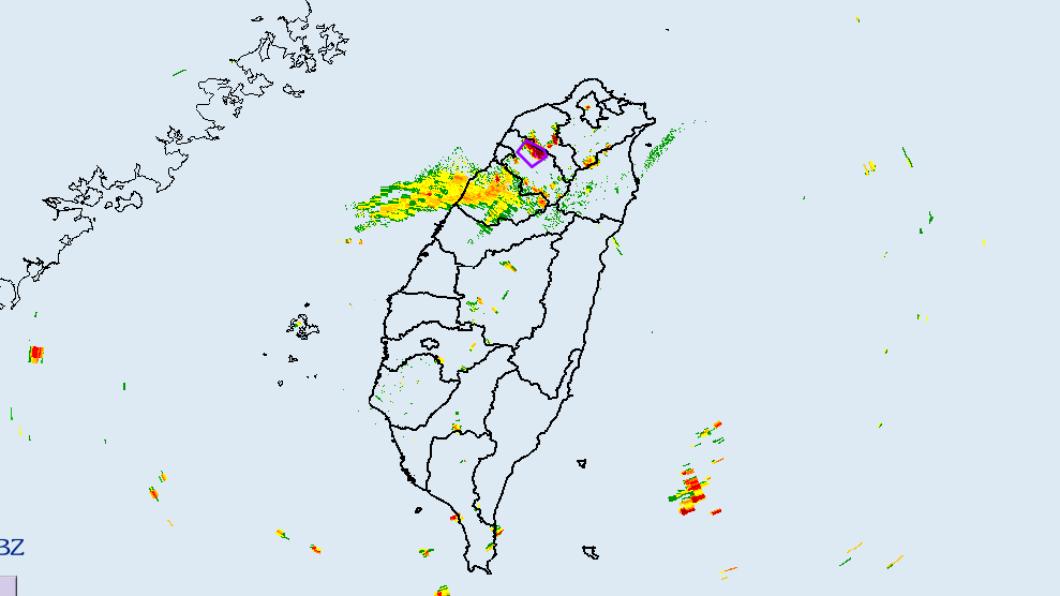 大雷雨即時訊息。（圖／氣象局提供）