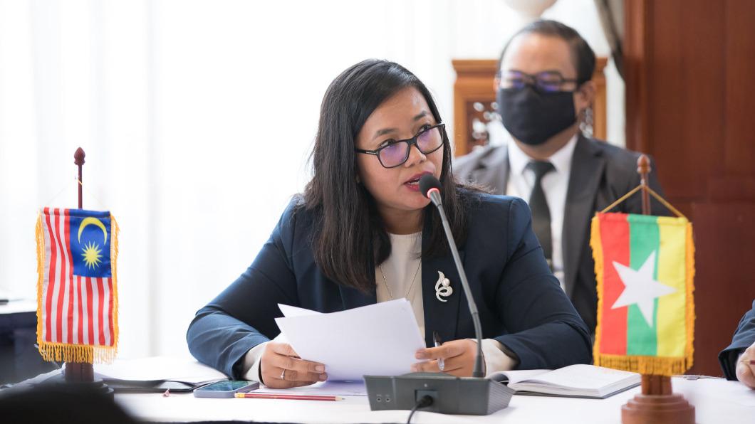 馬來西亞駐寮國大使館公使銜參贊拉菲卡哈祖拉。（圖／翻攝自馬來西亞駐寮國大使館臉書）