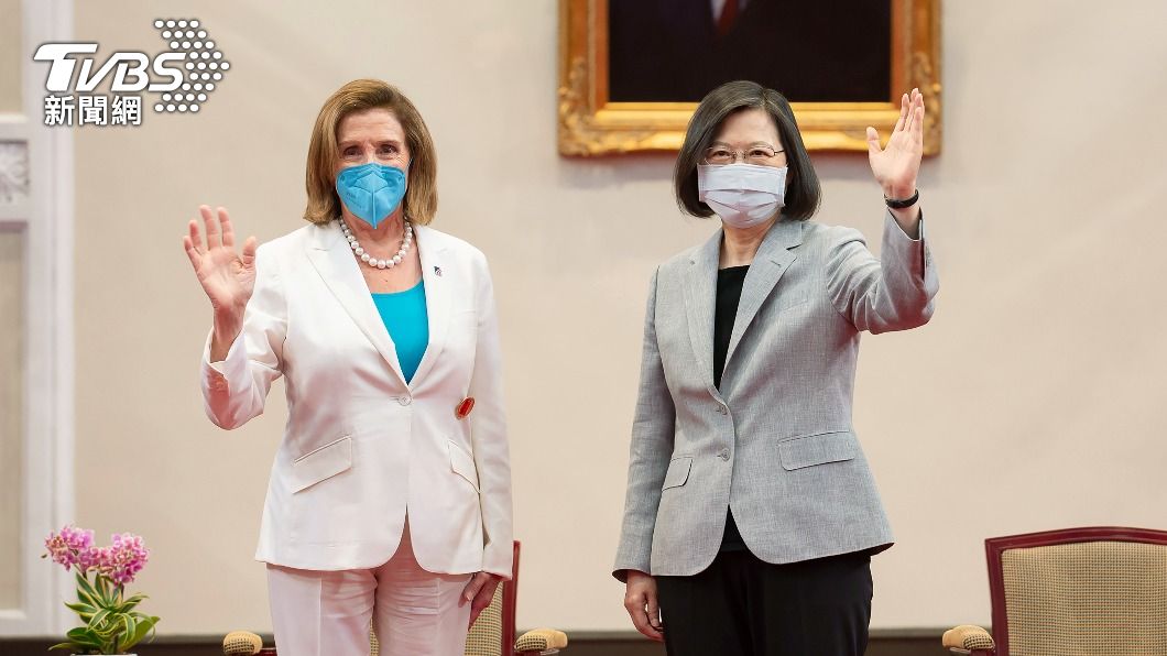 美國眾議院議長裴洛西旋風訪台。（圖／達志影像美聯社）