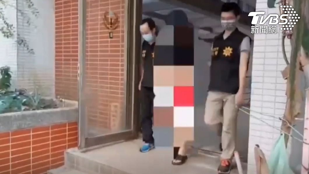 警方循線逮到陳嫌。(圖/TVBS)