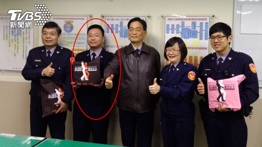 凃明誠曾於樹林分局樹林派出所服務。(圖/TVBS)