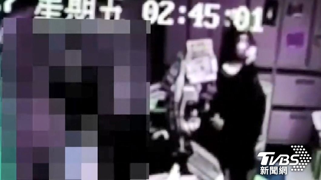 林信吾2019年犯案畫面曝光。(圖/TVBS)