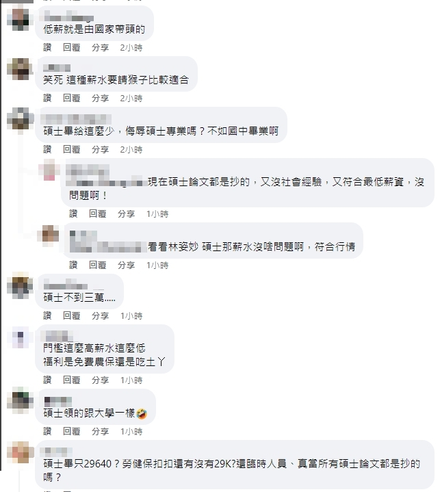 網友怒斥薪資太低。(圖/翻攝自臉書社團「爆廢公社公開版」)