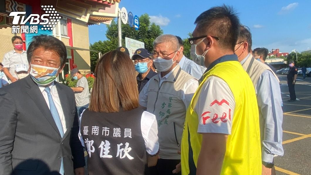 臺南警察局局長方仰寧也現身會場。（圖／TVBS）