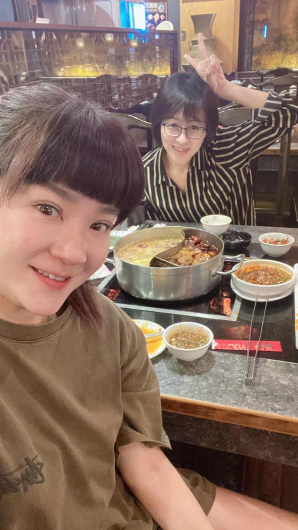 陸元琪心疼Patty瘦到臉頰都凹進去。(圖/翻攝自陸元琪臉書)