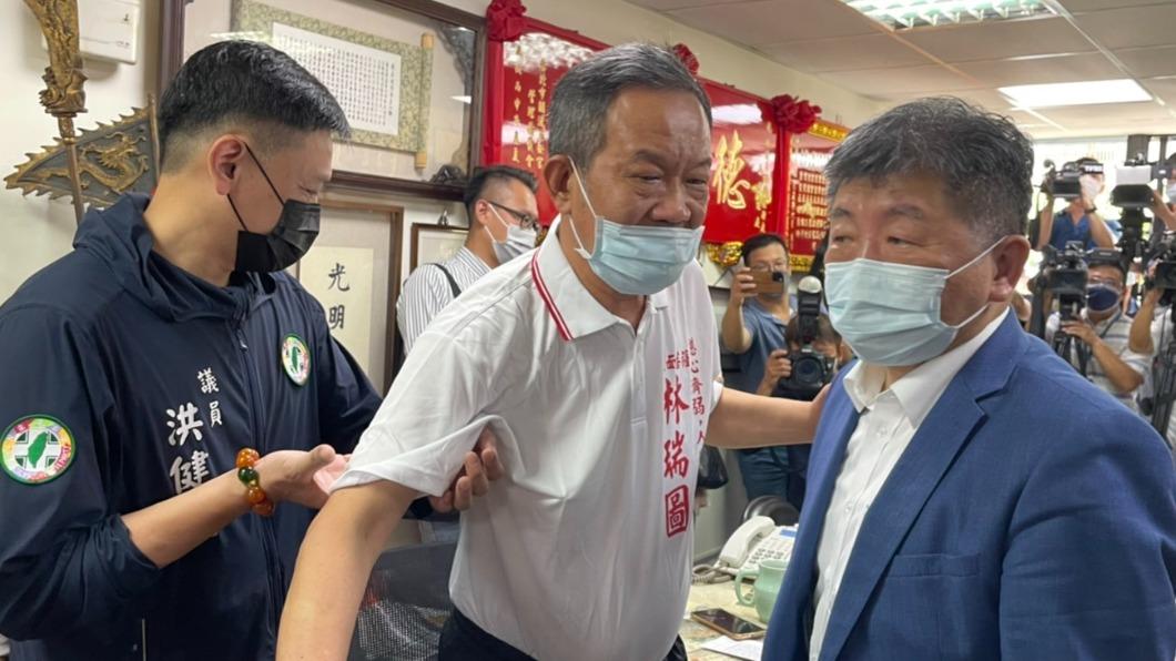 陳時中拜會議員！林瑞圖暗酸歷屆市長　「人前手牽手、人後下毒手」