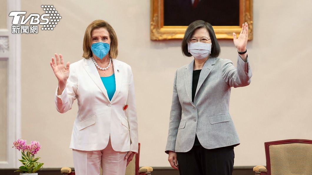 美國眾議院議長裴洛西旋風訪台。(圖/達志影像美聯社)