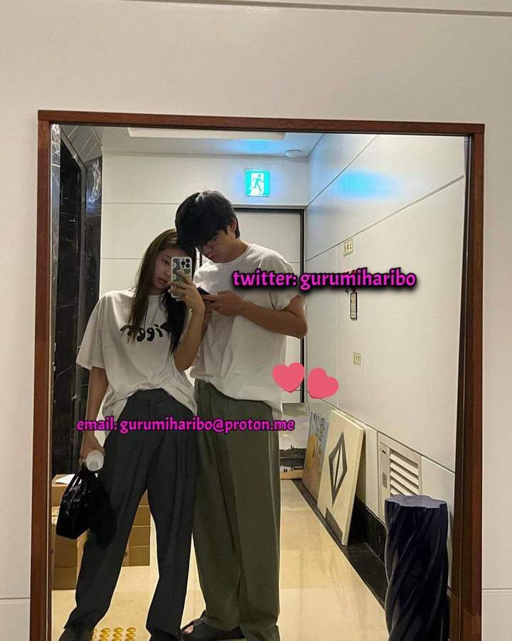 Jennie和V再被爆出親密約會照。(圖/翻攝自推特)