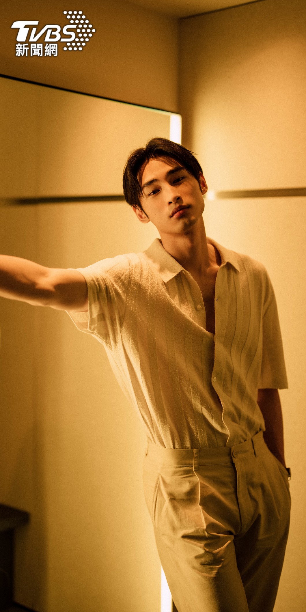 章廣辰將擔任「落日飛車」巡演紀錄片導演。（圖／TVBS）