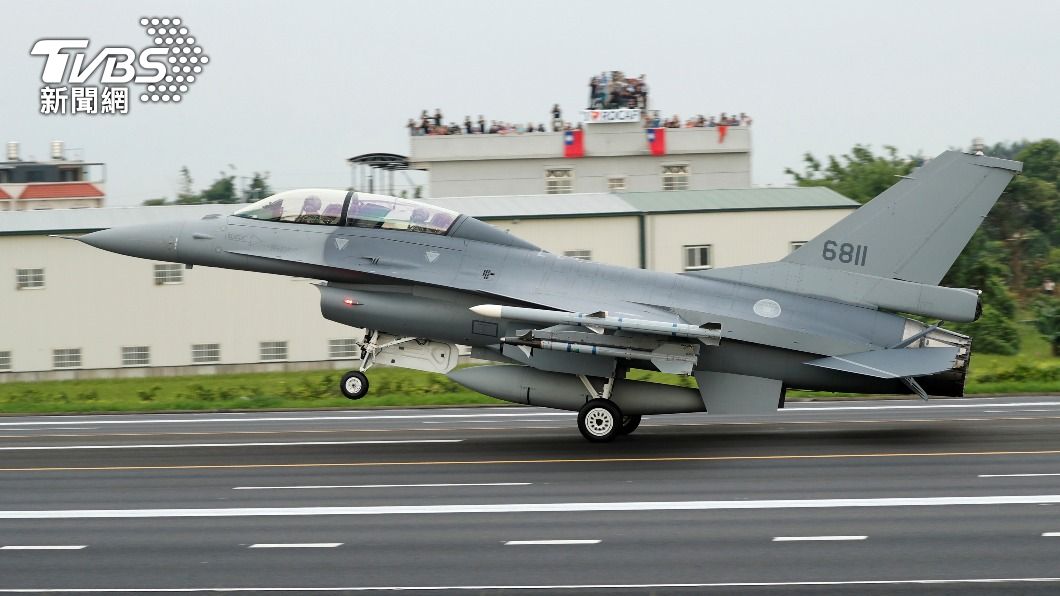 美國售台的F-16V戰機。(圖/達至影響路透社)
